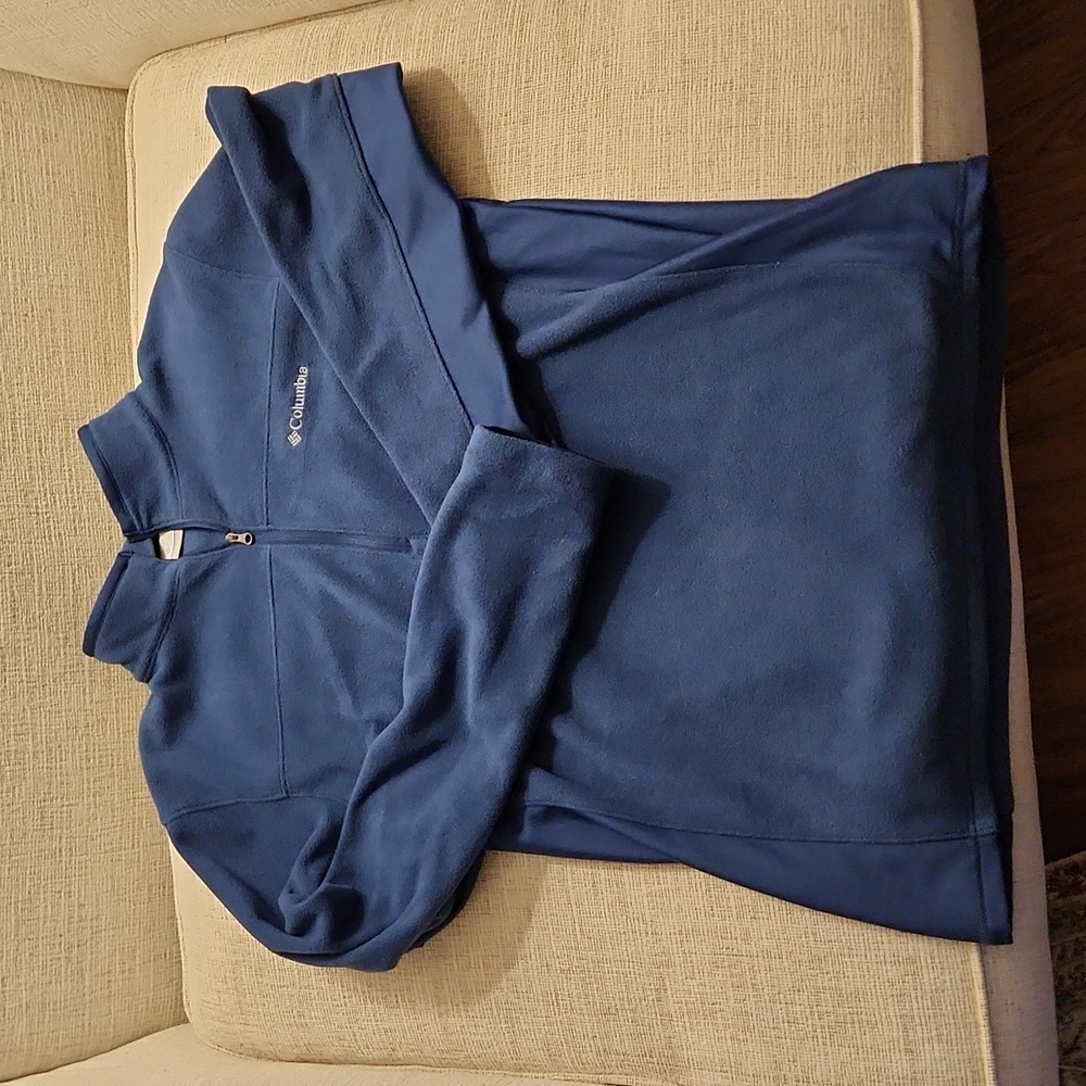 Columbia Men's Blue Quarter-zip Large